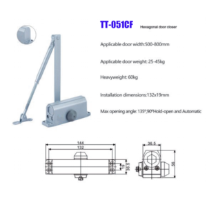TT-051CF Hydraulic Door Closer
