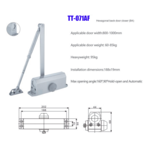 TT-071AF Hydraulic Door Closer
