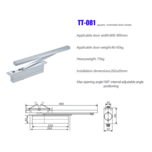 TT-81 Hydraulic Concealed Door Closer