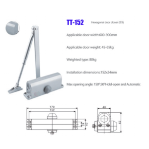 TT-152 Hydraulic Door Closer