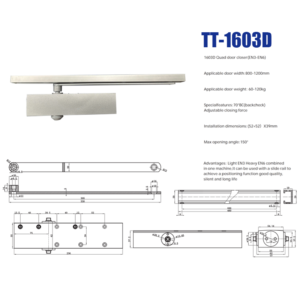 TT-1603D Hydraulic Door Closer