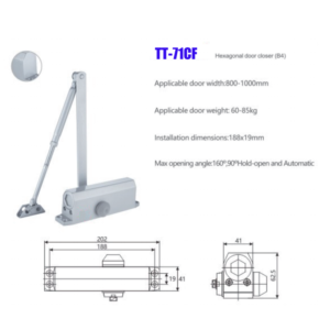 TT-071CF Hydraulic Door Closer