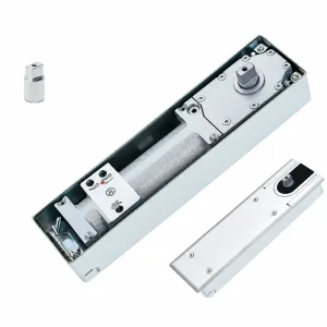 F-550 hydraulic floor spring with cover and replaceable spindle on white background