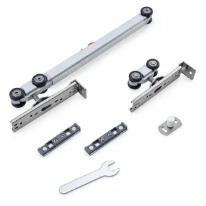TT-DX04 one-way hydraulic buffer hanging wheel kit on white background