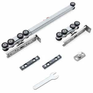 TT-DX08 one-way hydraulic buffer hanging wheel kit on white background