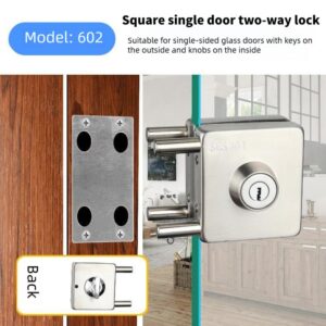 602 Glass Door lock