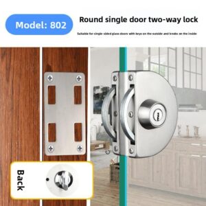 802 Glass Door lock