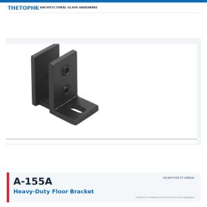 A-155A Heavy-Duty Floor Bracket