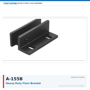 A-155B Heavy-Duty Floor Bracket