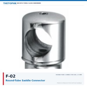 F-02 Round-Tube Saddle Connector