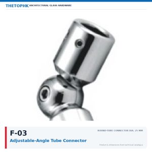 F-03 Adjustable-Angle Tube Connector