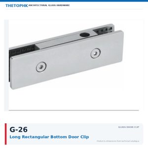 G-26 Long Rectangular Bottom Door Clip
