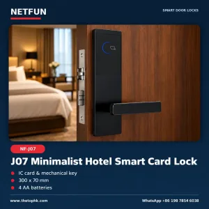 NF-J07 Minimalist Hotel Smart Door Lock