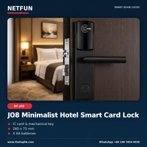 NF-J08 Minimalist Hotel Smart Door Lock