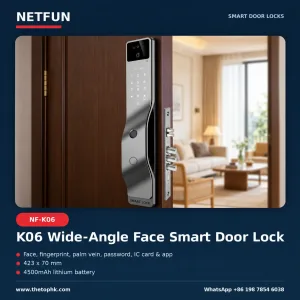 NF-K06 Wide-Angle Face Recognition Smart Door Lock