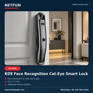 NF-K09 Peephole Face Recognition Smart Door Lock