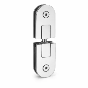 A-118B Double 360 Degree Rotating Hinge in stainless steel on a white background