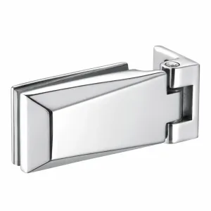 A-120 Diamond-Profile Glass-to-Wall Hinge on a white background