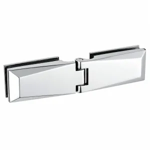 A-121 Diamond-Profile Glass-to-Glass Hinge on a white background