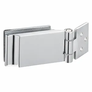 A-123 Diamond-Profile Glass-to-Wall Hinge on a white background