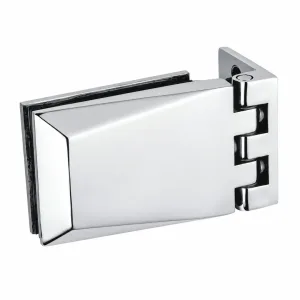 A-126 Diamond-Profile Glass-to-Wall Hinge on a white background