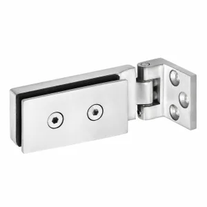 A-132 Heavy-Duty Glass-to-Wall Free Hinge on a white background