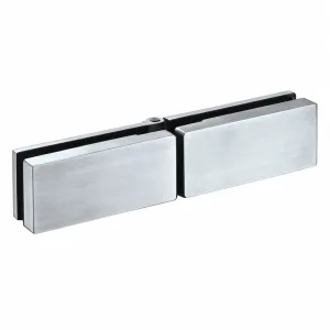A-134 Wide Heavy-Duty Glass-to-Glass Hinge on a white background