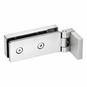 A-134B Heavy-Duty Glass-to-Wall Free Hinge on a white background