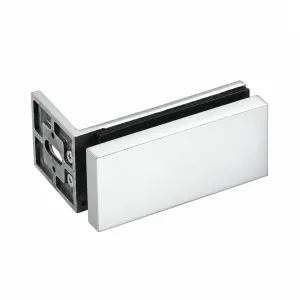 A-137 Compact Heavy-Duty Glass-to-Wall Hinge on a white background
