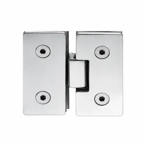 A-164 Square Glass-to-Glass Compact Clamp on white background