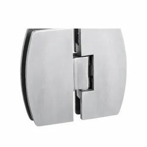 A-167 Curved Glass-to-Glass Compact Clamp on white background
