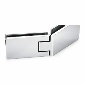 A-182 Angled Glass-to-Glass Free Hinge on a white background