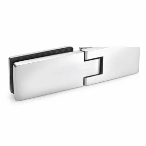 A-184 Slim Inline Glass-to-Glass Free Hinge on a white background