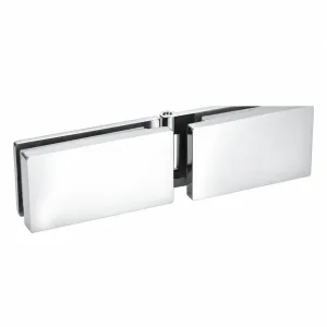 A-186 Long Inline Glass-to-Glass Free Hinge on a white background