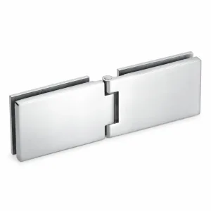 A-187 Wide Inline Glass-to-Glass Free Hinge on a white background