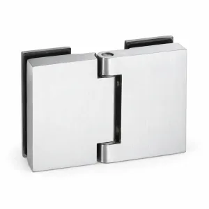 A-192 Double-Plate Compact Glass-to-Glass Free Hinge on a white background