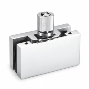 A-195 Adjustable Top-Pivot Glass Door Free Hinge on a white background
