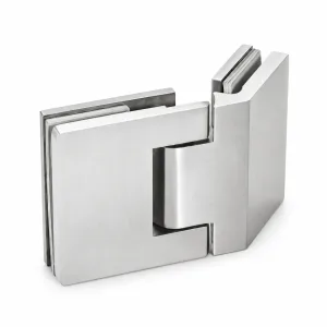 A-197 Angled Glass-to-Glass Free Hinge on a white background