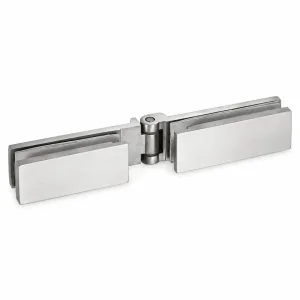 A-202 Cylindrical-Pivot Inline Glass-to-Glass Free Hinge on a white background