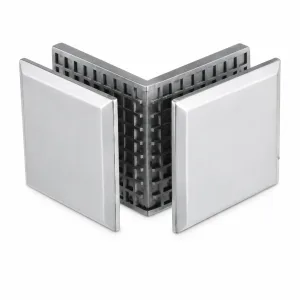 B-11 90-Degree Glass-to-Glass Fixed Connector on a white background