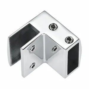 C-10 Three-Way Corner Support-Bar Connector 10 x 30 mm on white background