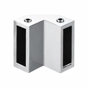 C-15 Outside-Corner Support-Bar Connector 10 x 30 mm on white background