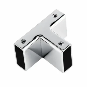 C-20 Three-Way T-Corner Support-Bar Connector 10 x 30 mm on white background