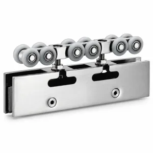 D-01 Multi-Wheel Rectangular Door Roller on white background