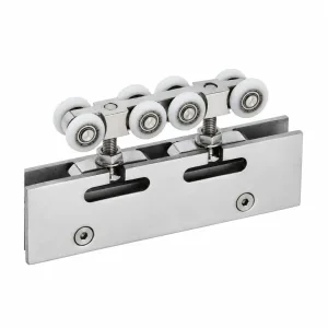 D-02 Adjustable Multi-Wheel Door Roller on white background
