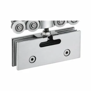 D-04 Slim Four-Wheel Door Roller on white background