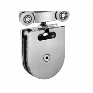 D-08 Rounded Two-Wheel Door Roller on white background