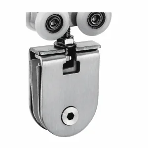 D-09 Narrow Rounded Door Roller on white background