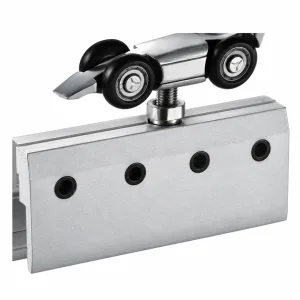 D-15 Two-Wheel Rectangular Door Roller on white background