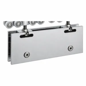 D-16 Dual-Hanger Long Door Roller on white background